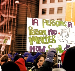 ...or how large. Every life is precious and ought to be protected.