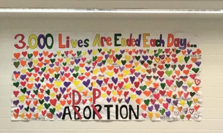 Photo via Carmel Students for Life Facebook page