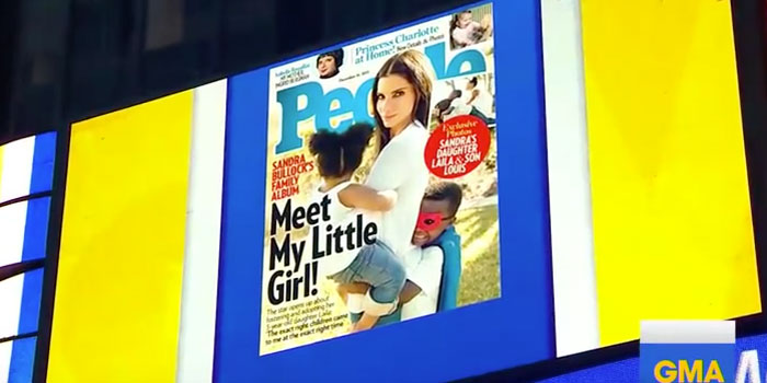 Sandra Bullock, adoption, adoptive parents