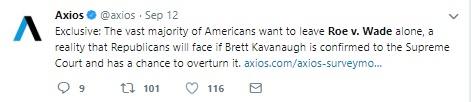 Image: Axios Poll on Roe V Wade misleading (Image: Twitter) 
