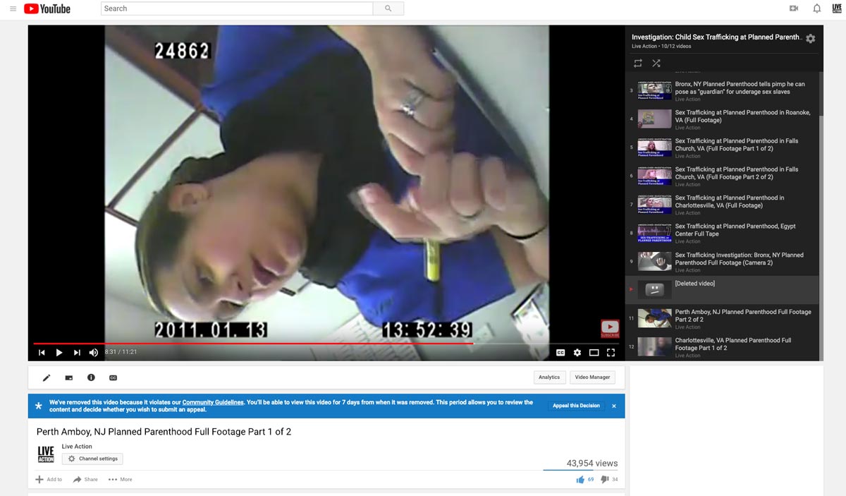 perth amboy sex trafficking YouTube censors