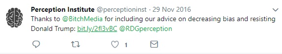 Image: Alexis McGill Johnson founder Perception Institute Trump resistance (Image: Twitter)