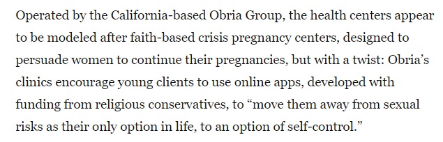 Image: WAPO bias against pro-life Title x recipient 