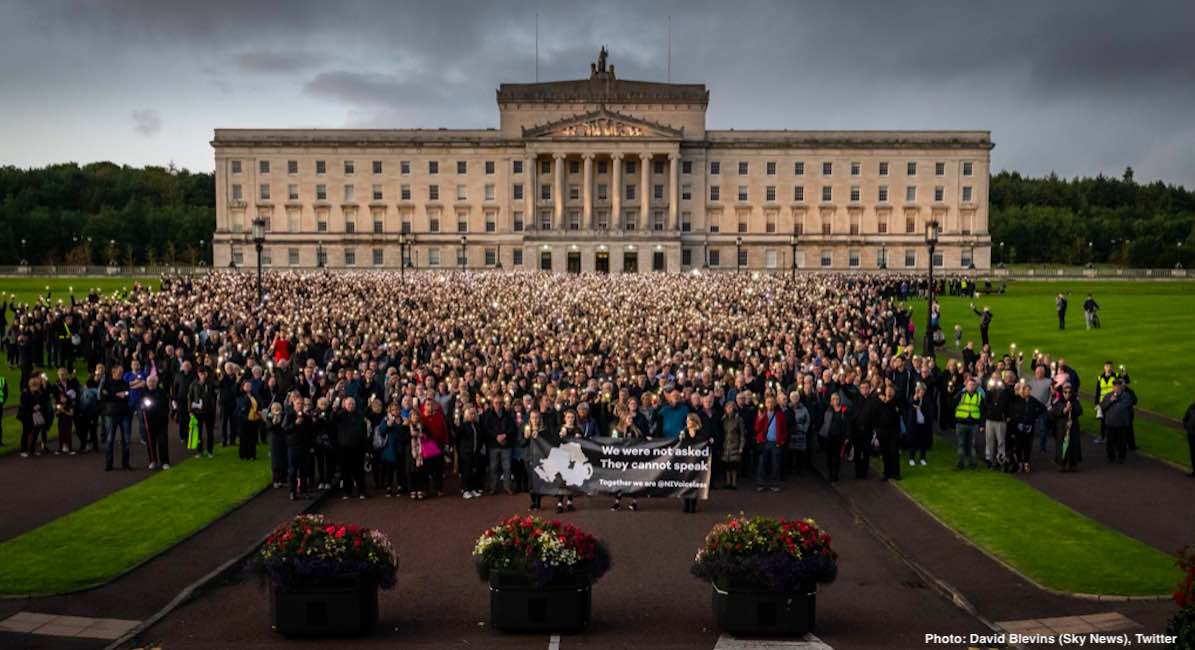 Northern Ireland pro-life protest