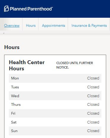 planned parenthood