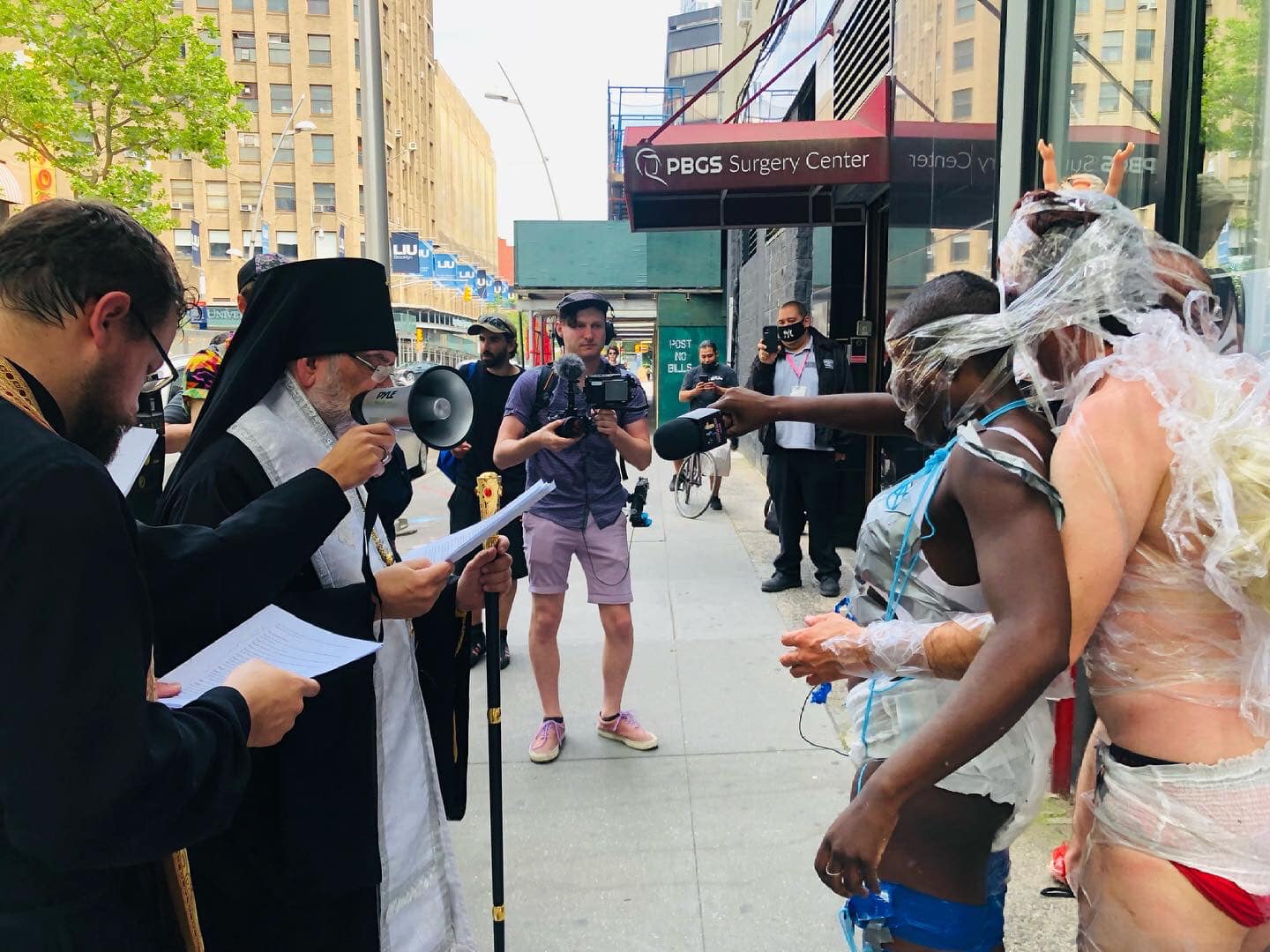 pro-abortion activists