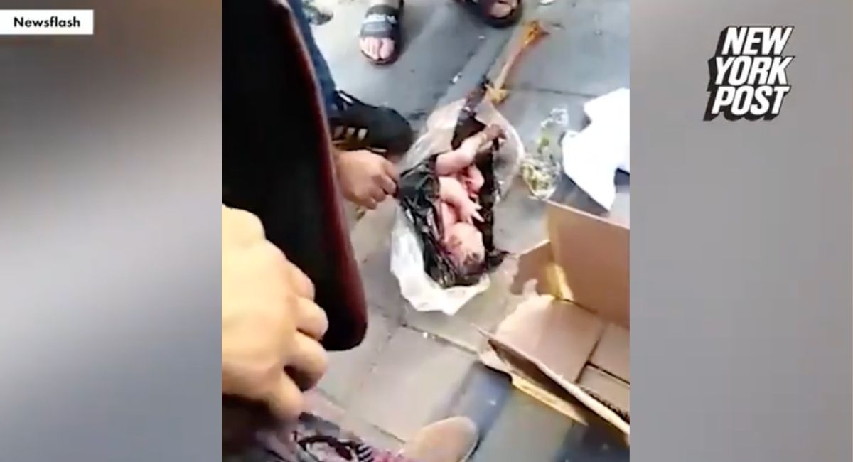 abandoned baby, Iran