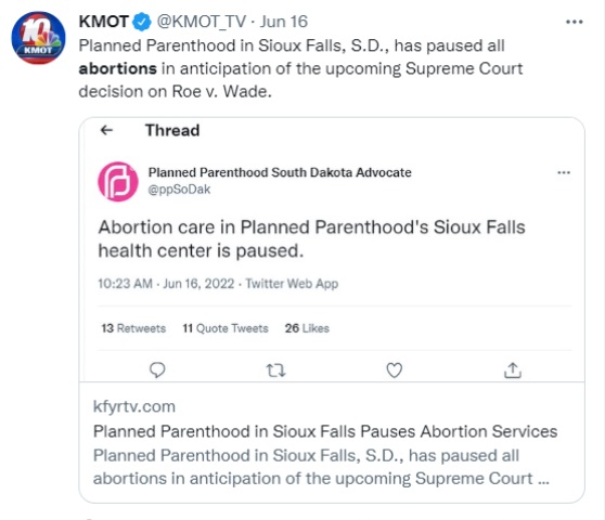 Image: Planned Parenthood stops abortions in SD