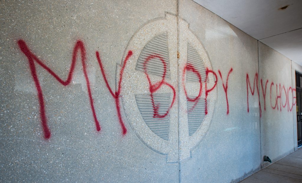 Image: Church of Ascension Vandalism Kansas City July 10 2022