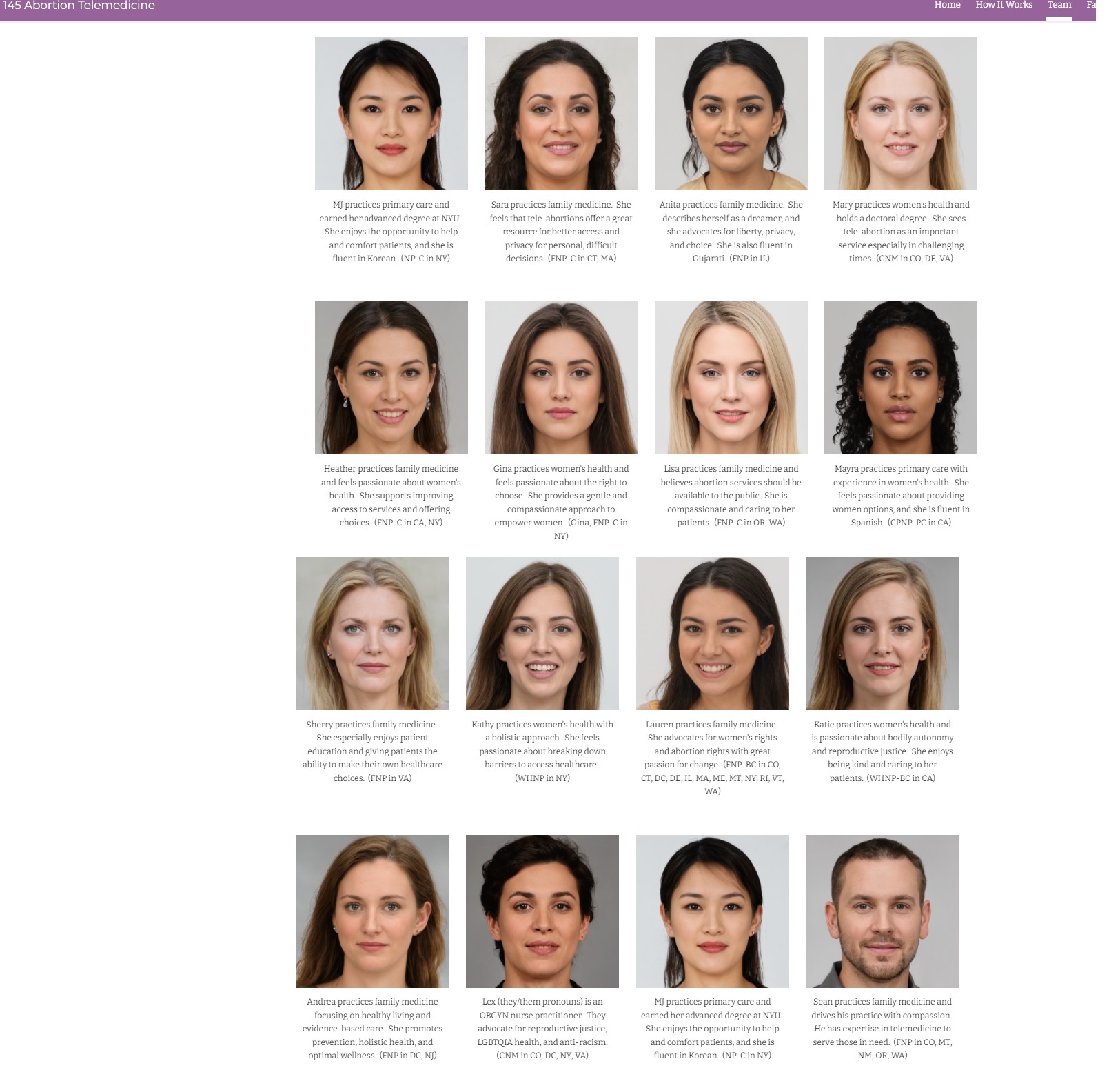 Abortion Telemedicine , an abortion pill conglomerate providers as of 081223