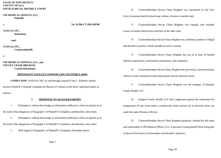 Lawsuit filed against Steven Brigham allegations