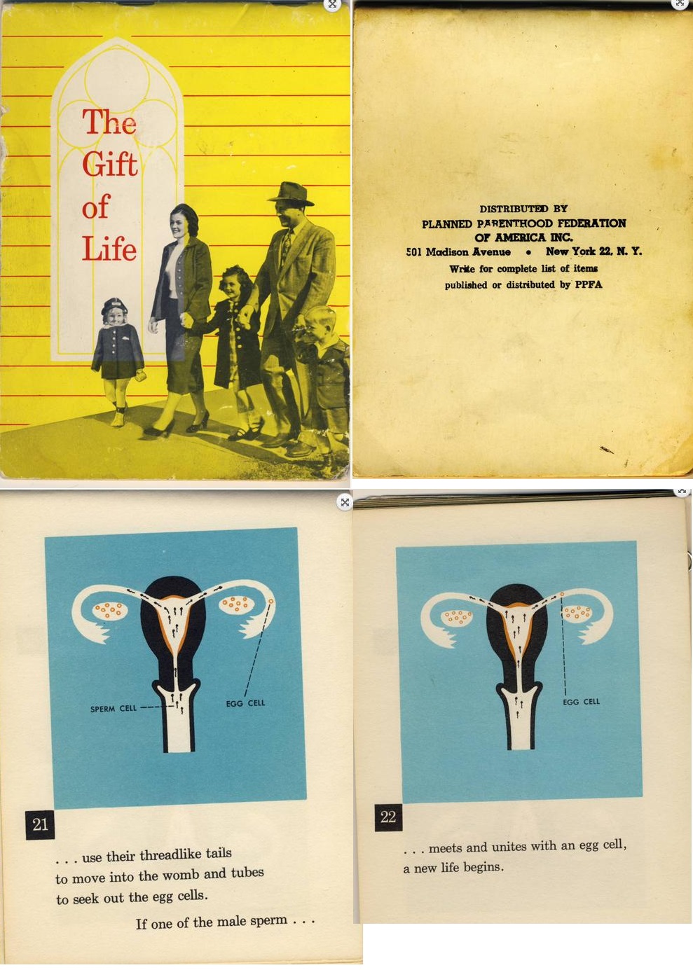 Planned Parenthood booklet Gift of Life