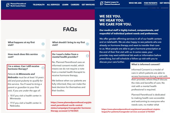 Planned Parenthood will give trans hormones same day