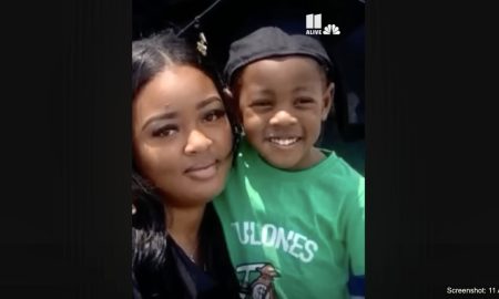 Adriana Smith and her son.